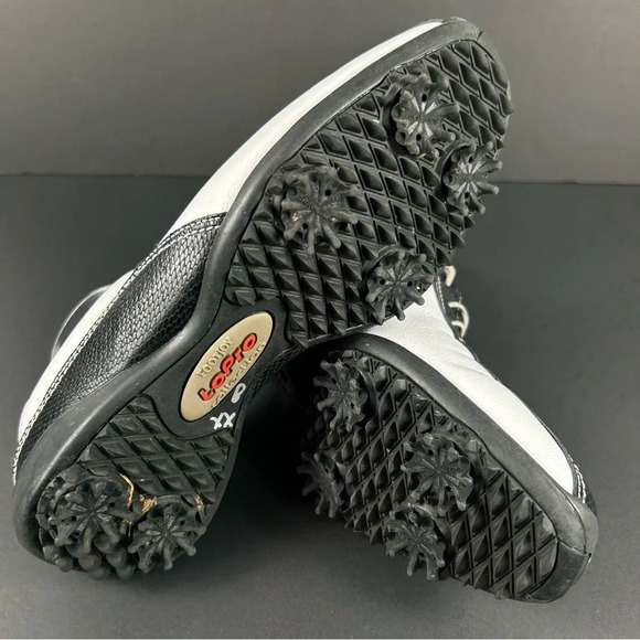 FootJoy Lopro 97223 Golf Shoes White/Black Spikes Women's 7.5M - Picture 9 of 9